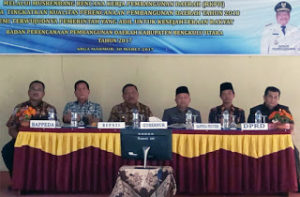 Musrenbang RKPD, Bupati Mian Sentil Jalan Provinsi Rusak Parah.