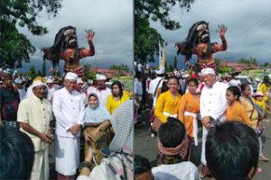 Pawai Ogoh-Ogoh Meriah, Sayangnya Bupati Mi’an Berhalangan Hadir