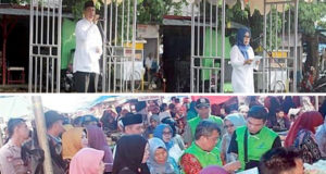 Hari Pertama Puasa, Bupati Bengkulu Utara Buka Pasar Takjil Purwodadi