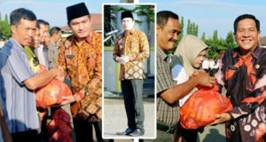 Wabup Pimpin Apel Gabungan, Pemkab BU Bagi-bagi Bingkisan