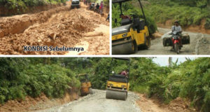 Jalan Kubangan Kerbau Gembung Raya Mulai Diperbaiki