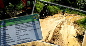 Jalan Muara Dua Dibangun Rp 9,6M, Disebut Kendaraan Perkebunan Penyebab Kerusakan