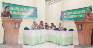 Jaksa Dampingi DD, Jika Diselewengkan Kades Bersiap Diproses Hukum