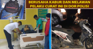 Melawan, Pelaku Curat Ini Dapat THR Timah Panas Dari Polisi