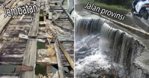 Jalan Nyaris Putus Jembatan Rusak Parah, Infrastruktur Desa Ini Terabaikan