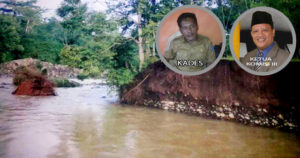 Diduga Akibat Alur Sungai Dipindahkan, Perkebunan Warga Sengkuang Kembali Porak Poranda