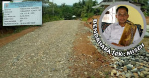 TPK Desa Bukit Indah Mengaku Sukses Kerjakan Jalan Konstruksi Telford