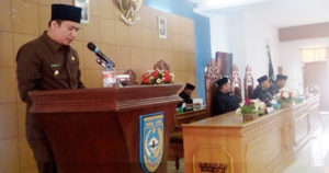 Eksekutif Sampaikan Nota Pengantar APBD-P 2017