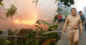 Sepuluh Unit Bedengan Purwodadi Ludes Terbakar, Bupati Mian Turun ke Lokasi