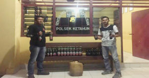 Giat Operasi Pekat Nala 2017, Polsek Ketahun Amankan Miras