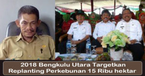 2018 Bengkulu Utara Targetkan Replanting 15 Ribu Hektar Perkebunan