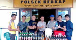 Giat Imbangan Ops Pekat Nala II, Polsek Kerkap Temukan Penyalur Miras dan Belasan Siswa Bolos Belajar