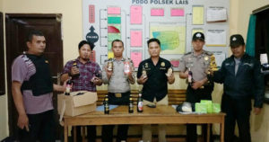 Ciptakan Ketentraman, Kapolsek Lais Pimpin Operasi Pekat Nala 2017