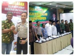 Tandatangan Pernyataan Anti Hoax, Ketua AJO Ingatkan Dosa Glorifikasi