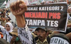 Jelang Tes CPNS, FHK2 Minta Pemkab Perjuangkan Nasib Honorer K2