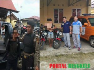 Sebelum Diringkus Polisi, Pelaku Curanmor Babak Belur Dihajar Masa