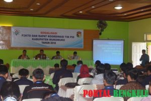 Pemkab Mukomuko Gelar Sosialisasi P2KTD dan Rakor TIK PID