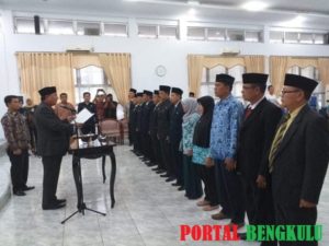 12 Pejabat Eselon III dan IV Pemkab BU Dimutasi