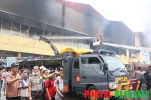 Ratusan Kios PTM Kota Bengkulu Ludes Terbakar