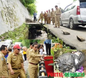 Bupati Kepahiang dan Pejabat OPD Pantau Daerah Rawan Banjir