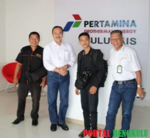Longsor Di Sekitar Lokasi Aktifitas Perusahaan, Camat Lebong Selatan Koordinasi Dengan Pimpinan PT. PGE