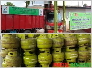 Antisipasi Kelangkaan Gas Elpiji 3 Kg, Dinas Perdagangan BU Gelar Operasi Pasar