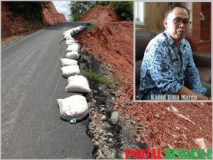 Bangunan Jalan Kabupaten Senilai Rp 18,6 M Dibiarkan Rusak, Malah Jalan Provinsi Diperhatikan!