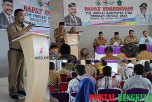 Tingkatkan Pembangunan Desa, Dinas PMDSos Lebong Gelar Rakor TIK-PID