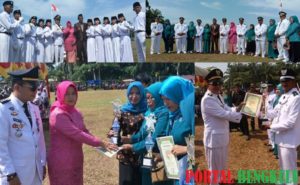 Rangkaian Kegiatan dan Upacara HUT RI Ke-74 Di Kecamatan Air Dikit Sukses