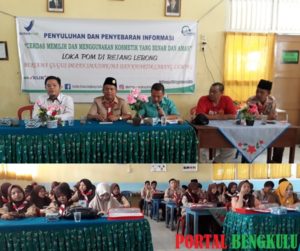 BPOM RL Gandeng Kwarcab 0708 Lebong Lakukan Sosialisasi Tentang Obat dan Makanan