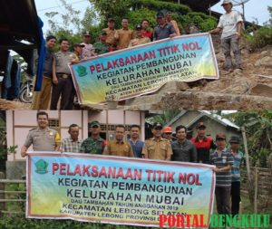 DK/DAU 2019, Kelurahan Mubai Bangun Drainase dan Rabat Beton