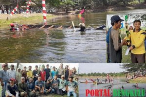 Lomba Dayung Sampan Meriahkan HUT RI Ke-74, Wabup Mukomuko “Karam”