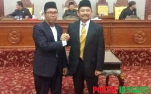 Dulang 33 Suara, Dedy Black Terpilih Sebagai Wagub Bengkulu