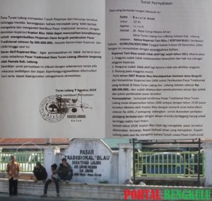 Babak Baru Kisruh Pasar Blau, Dana Perguliran Koperasi Ratusan Juta Dipertanyakan!