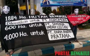 Aksi Menolak Pelepasan Hutan Jilid II, Ini Perusahaan yang Diduga Menunggangi!