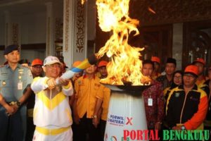 Api Abadi Porwil Sumatera X, Gubernur: Simbol Semangat Atlet Sekaligus Promosi Potensi Geothermal!