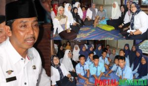 Berobat Ke Palembang, Doa dan Isak Tangis Guru Serta Siswa SMPN 08 Lebong Iringi Keberangkatan Dioba Rizki