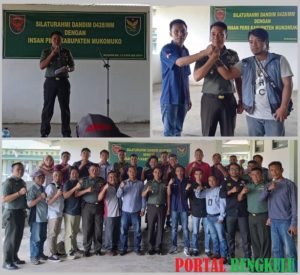 Sinergi! Dandim 0428 Mukomuko Gelar Silaturahmi Bersama Insan Pers