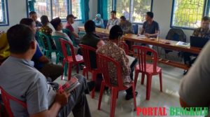 Percepatan Pembangunan, Camat Lebong Selatan Rakor Bersama Lurah dan Kades