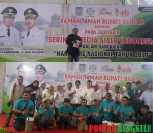 Silaturahmi Bersama SMSI, Bupati Banjar Sampaikan Daerahnya Akan Jadi Penyangga Ibu Kota Negara