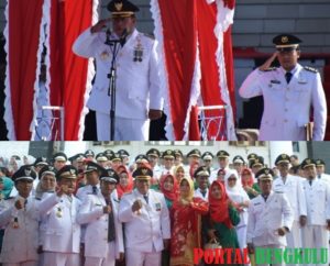 Upacara HUT Kabupaten Mukomuko Ke-17, Ini Paparan Bupati