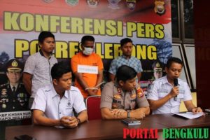 Operasi Wanalaga I, Polres Lebong Amankan Tersangka Illegal Logging dan BB 8 Kubik Kayu