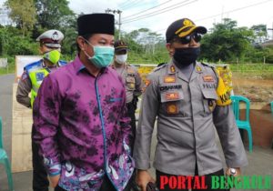 Akses Menuju Lebong Ditutup! Bupati dan Kapolres Tinjau Posko Perbatasan
