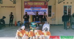 Kawanan Bandit Ranmor Asal Mukomuko dan Bengkulu Utara Diringkus Polisi