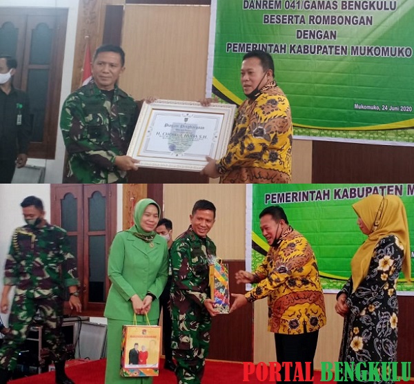 Danrem 041 Gamas Apresiasi Sinergitas TNI dan Jajaran Pemkab Mukomuko