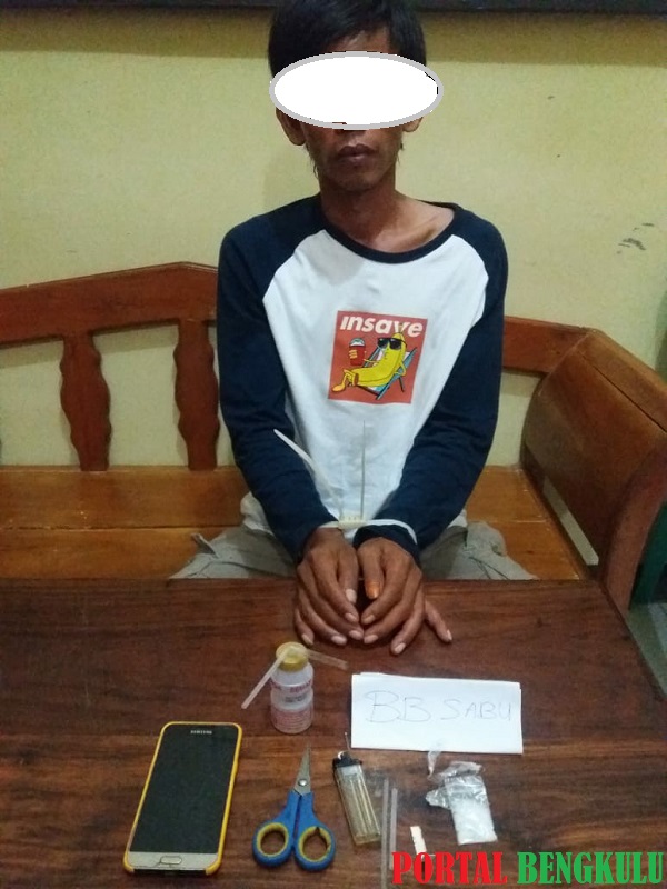 Simpan Sabu, Pria Asal Ipuh Diringkus Jajaran Satres Narkoba Polres Mukomuko