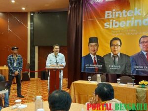 Hadiri Bimtek SMSI, Waka DPR RI Aziz Syamsudin Ingatkan Media Tak Terjerat UU ITE