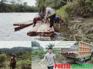 Polsek Penarik Raya Amankan Kayu Olahan yang Diduga Hasil Illegal Logging