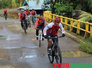 Kapolres Mukomuko, Dandim 0428 dan Kajari Gowes Bersama