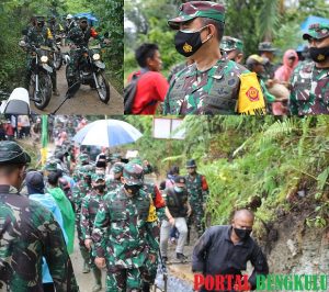 Meski Terkendala Hujan, Wadan Pusterad Pastikan TMMD 109 Sebelat Ulu-Sungai Lisai Tuntas
